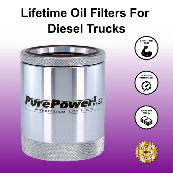 Diesel truck lifetime oil filters